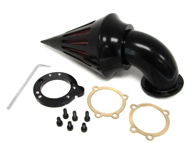 

BLACK SPIKE AIR CLEANER CARB COVER INTAKE FILTER For HARLEY CV S&S CARBURETORS