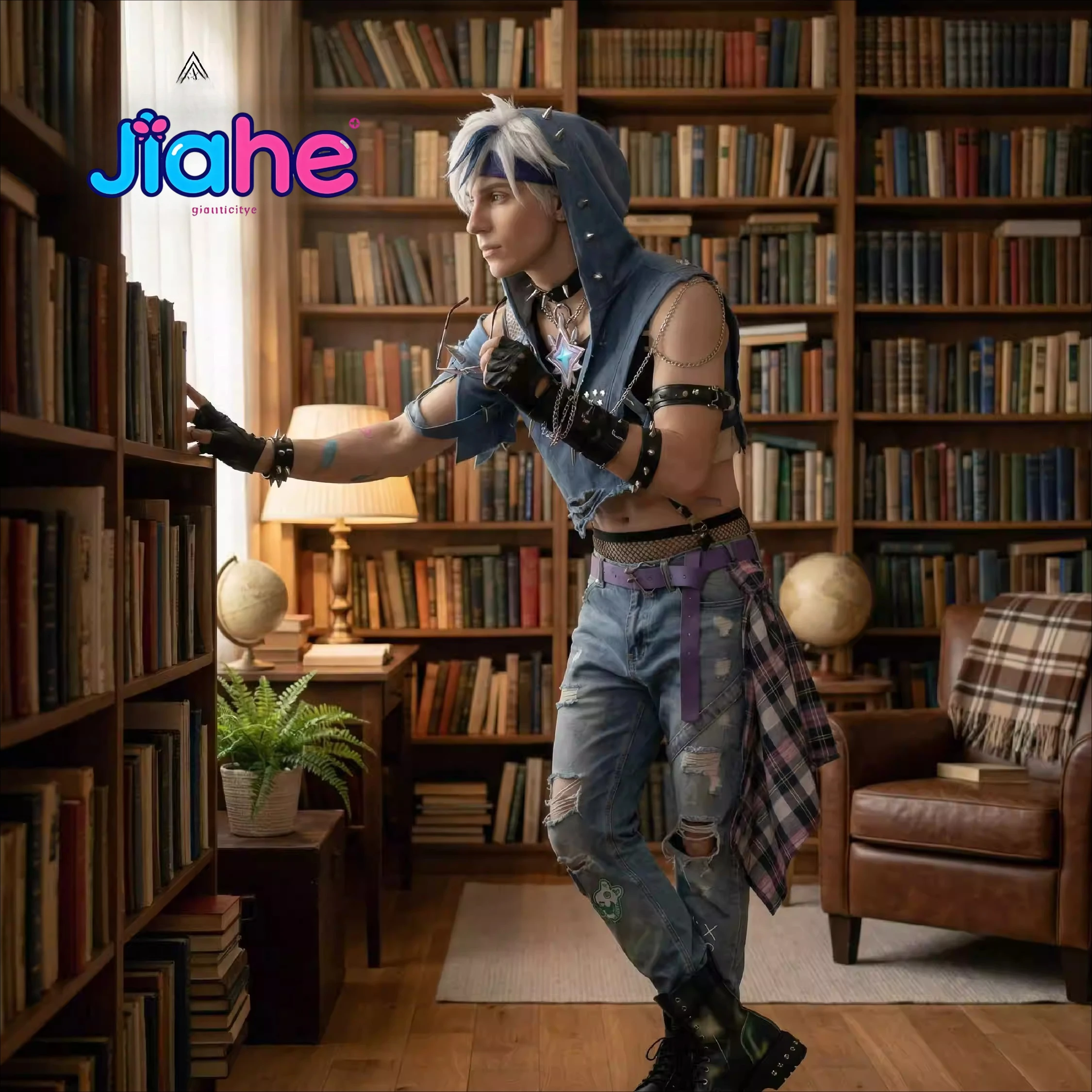 

Blade Nu: Carnival Cosplay Costume New Men Women Trendy Street Dance Cowboy Uniform Gloves Accessories Props Halloween Suit