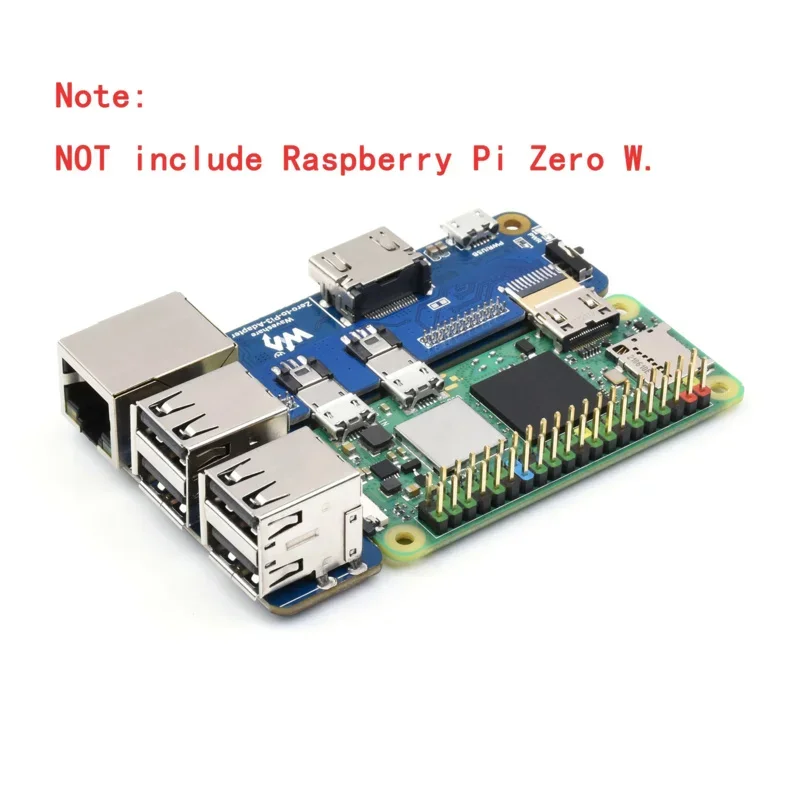 Преобразователь интерфейса Zero 2 WH, плата расширения, экран для RPI Raspberry Pi 3 Model B PI0W 0 0W 2 W To 3B PI3, аксессуары
