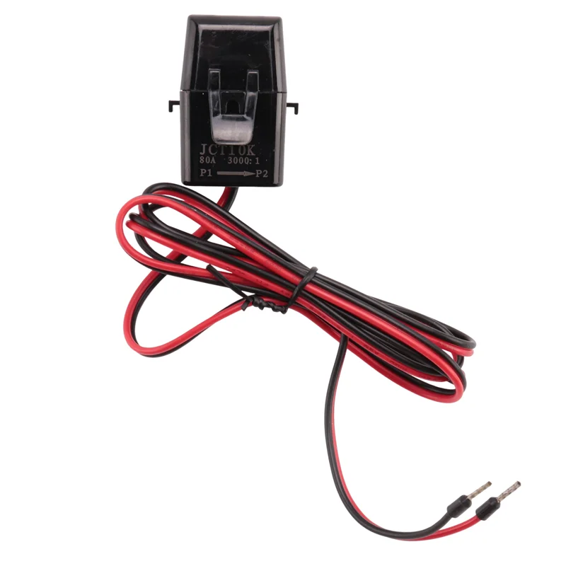 QWE-Tuya Smart Wifi Energy Meter 80A With Current Transformer Clamp Kwh Power Monitor Electricity Statistics 90- 250V