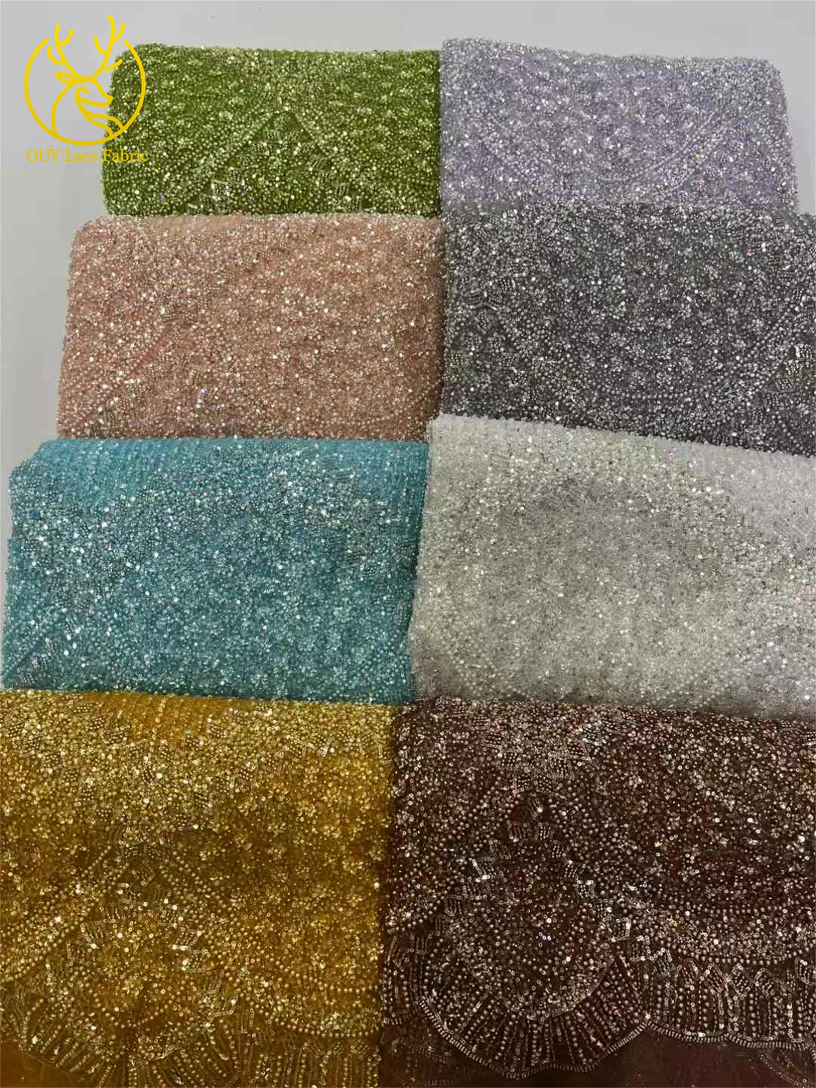 رائجة البيع الأفريقي مطرز الدانتيل قماش الزفاف 2025 الفرنسية مطرز النيجيري الترتر تول الدانتيل المواد السيدات فساتين حفلات الزفاف