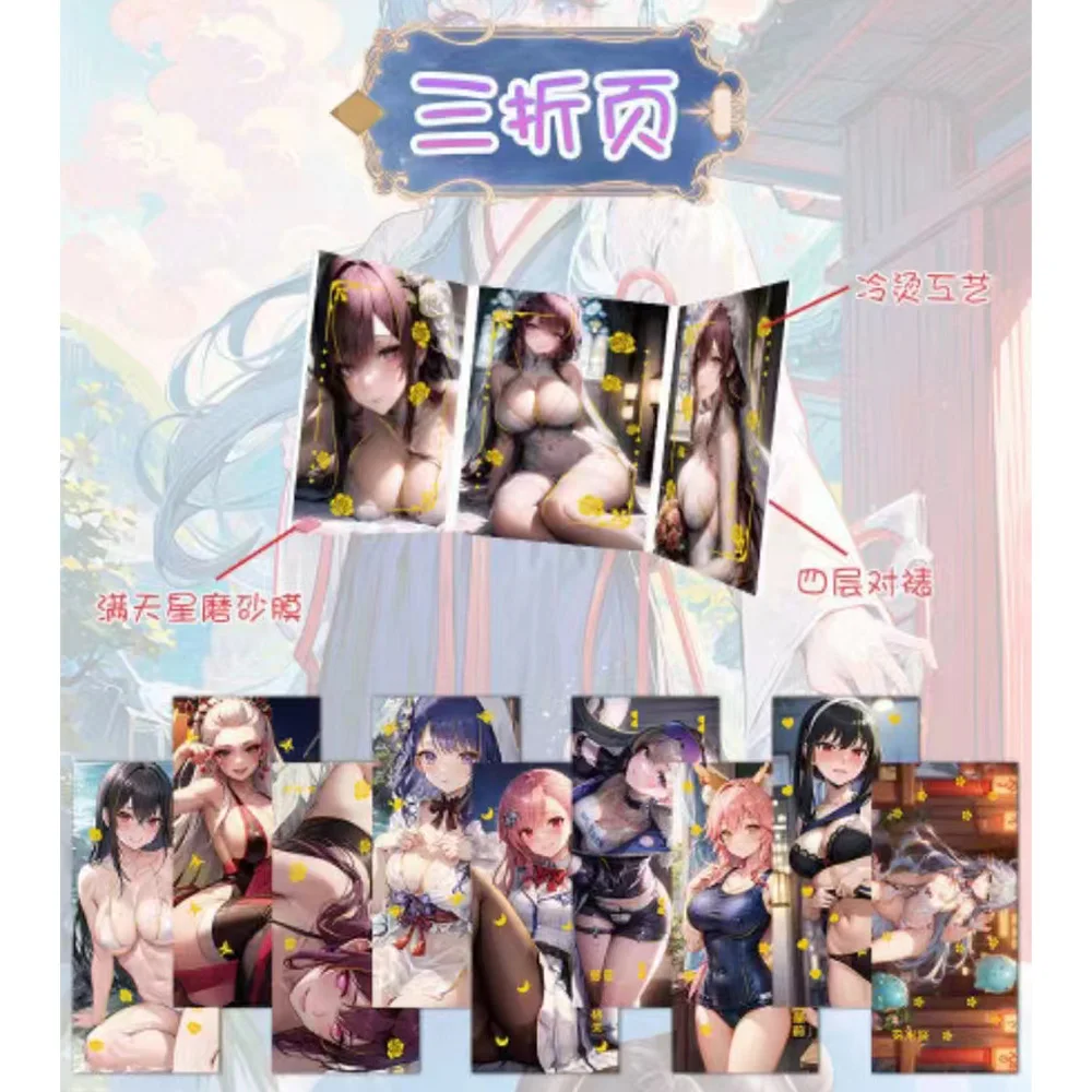 New Goddess Story Cards Collection Anime Character Anime Girls costume da bagno Bikini Feast Booster Box regalo Hobby