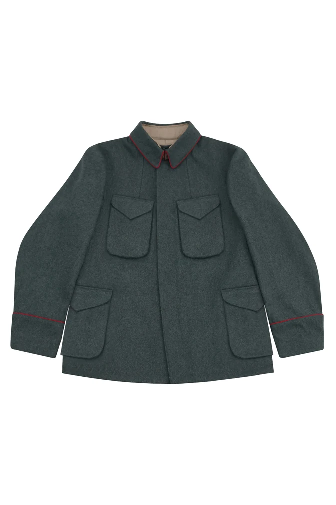 Chaqueta túnica de campo de lana M1914 EM, chaqueta noruega, NUAA-001, WWII