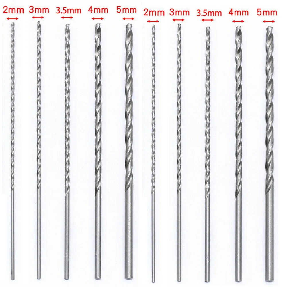 Quality Drill Bit Drill Bit Set 2mm/3mm/3.5mm/4mm/5mm Extra Long For Aluminum For Drilling Machines For Electric Drills