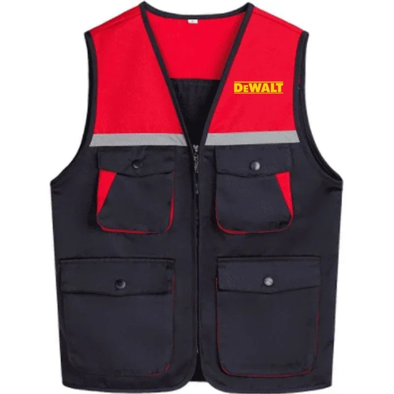 DeWalt Workwear Waistcoat High-End Multi-Pocket Decoration Staff Work Clothes Work Vest