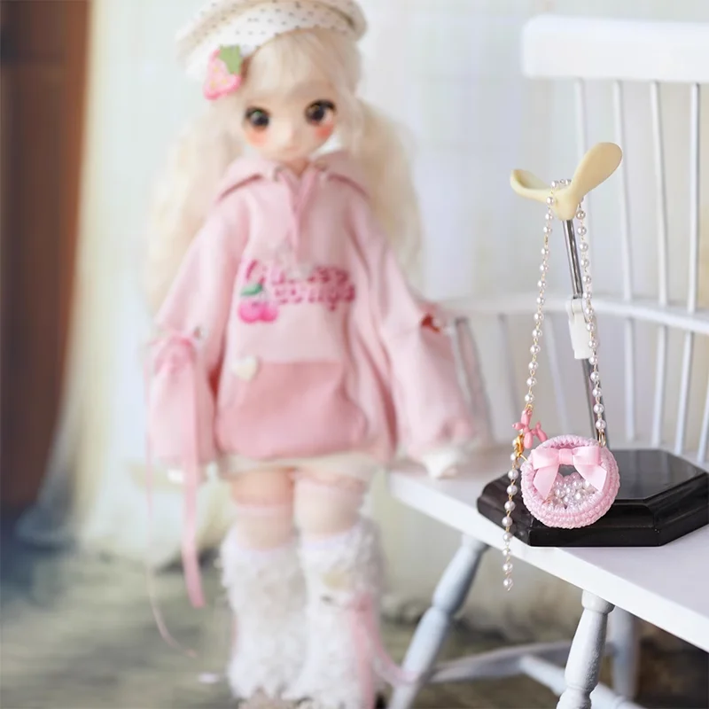 1/4 1/5 1/6 BJD Doll Clothes For BJD Doll Accessories MSD MDD Sweet Hoodie Hat Socks Doll Dress Up Gift Diy Clothes