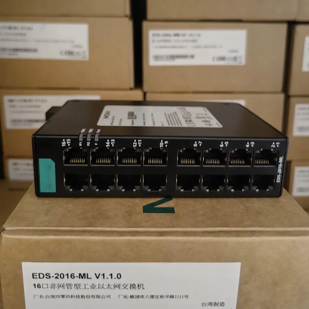 Für MOXA 16-Port Unmanaged 100 Gigabit Switch EDS-2016-ML