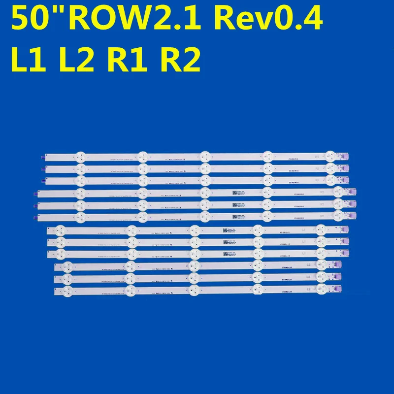 

Светодиодная лента подсветки 50"ROW2.1 Rev0.4 L1 L2 R1 R2 для TX-L50BL6E TH-L50B68C TH-L50B68D 50L3400U 50L1350U 50L2300U 50L4300VM