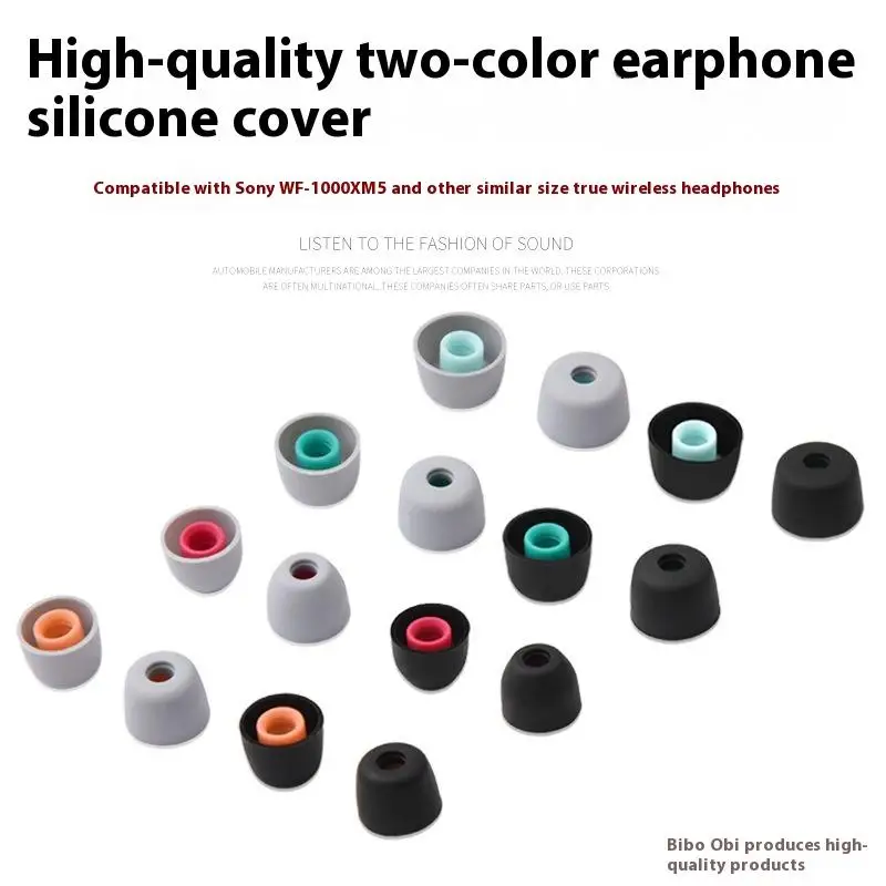 【6 Stück Kopfhörer-Ohrstöpsel aus Silikon für WF-1000XM5 1000XM4 1000XM3 Oneplus Buds Z TWS Ohrhörer-Ohrstöpsel】