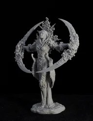 1/18 ANCIENT SOLDIER woman fantasy stand   Resin figure Model kits Miniature soldier Unassembled Unpainted