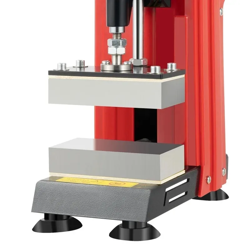 

2x5 Inch Manual Heat Press Machine 400W with LCD Controller 1100lbs Mini Hot Presser for Crafts with Aluminum Alloy Plates