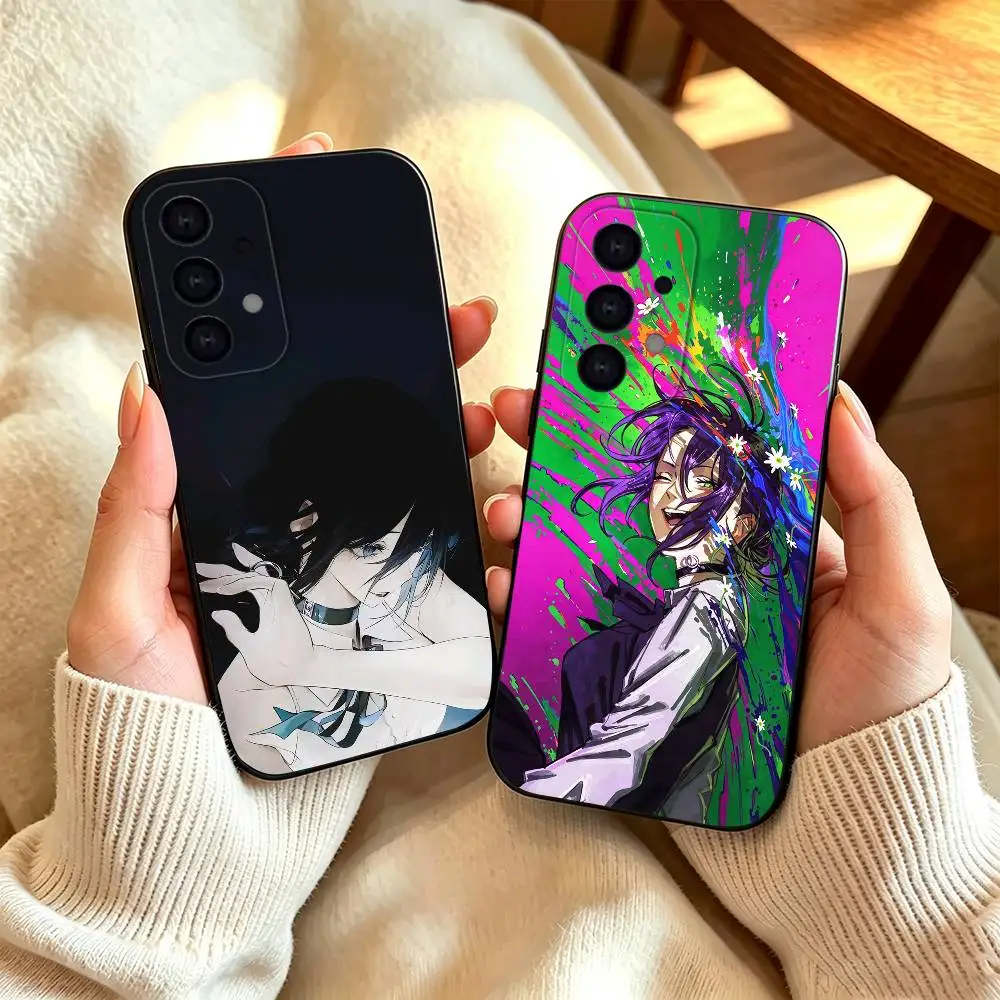 Action Anime Chainsaw Man Reze Arc Phone Case For Samsung S26,S25,S24,S23,S22,S21,S30,Ultra,Plus,Fe,Soft Silicone Black Cover