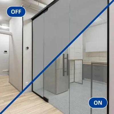 Dimming Smart Glass  Self Adhesive PDLC Film Switchable Smart Glass