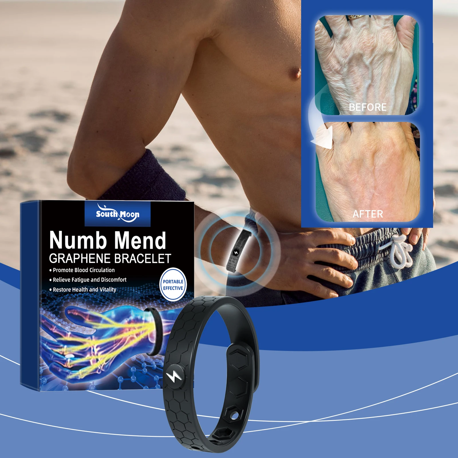 Body Care Bracelet Gentle Care to Relieve Physical Burden Portable and Stylish Care Bracelet