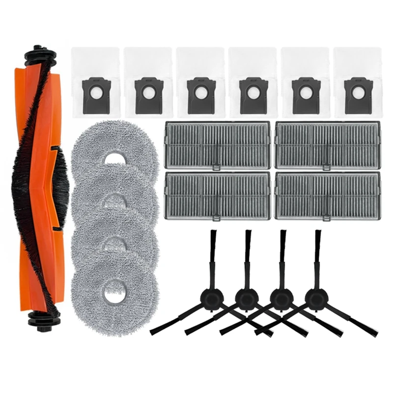 

Щетка Фильтр Швабра тканевый мешок для пыли запасные части совместимы с Dreame L10s Pro Ultra,X30 Ultra,X30 Pro Plus