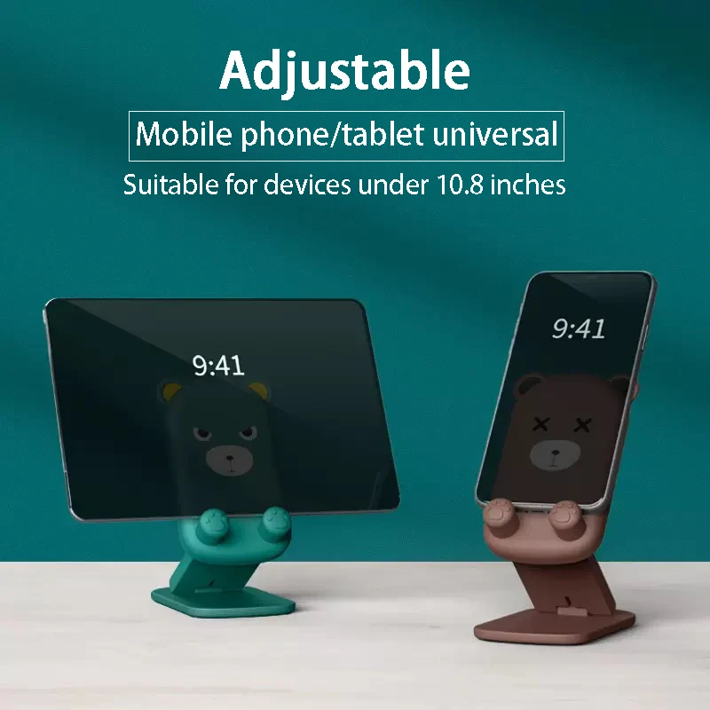 Phone Holder Desk Mobile Phone Stand Foldable Cartoon Tablet Holder Support For iPhone 14 13 iPad Pro Air Universal Holder