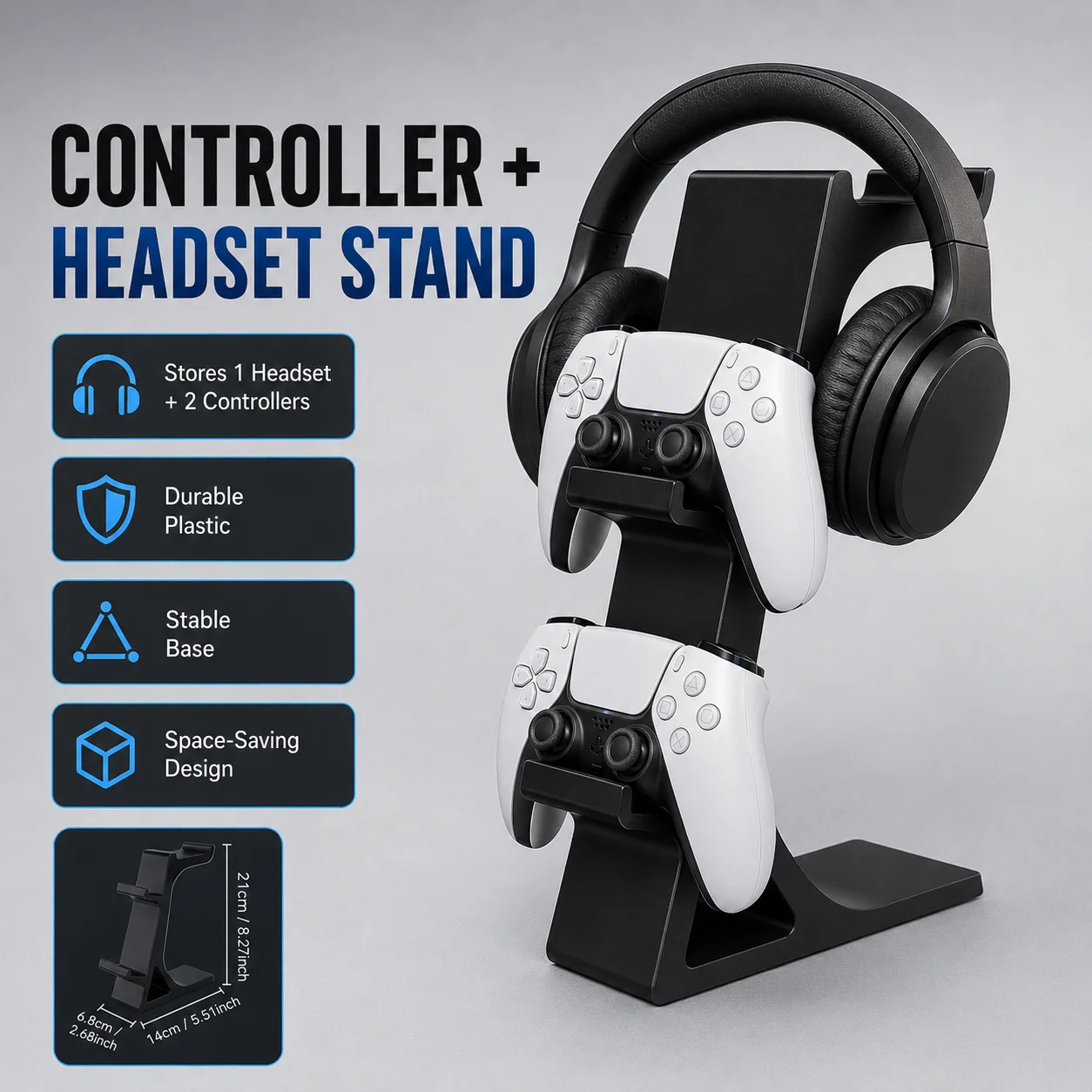Game Controller Stand Headphon - Desk Setup Headphone Stand 评论和价格
