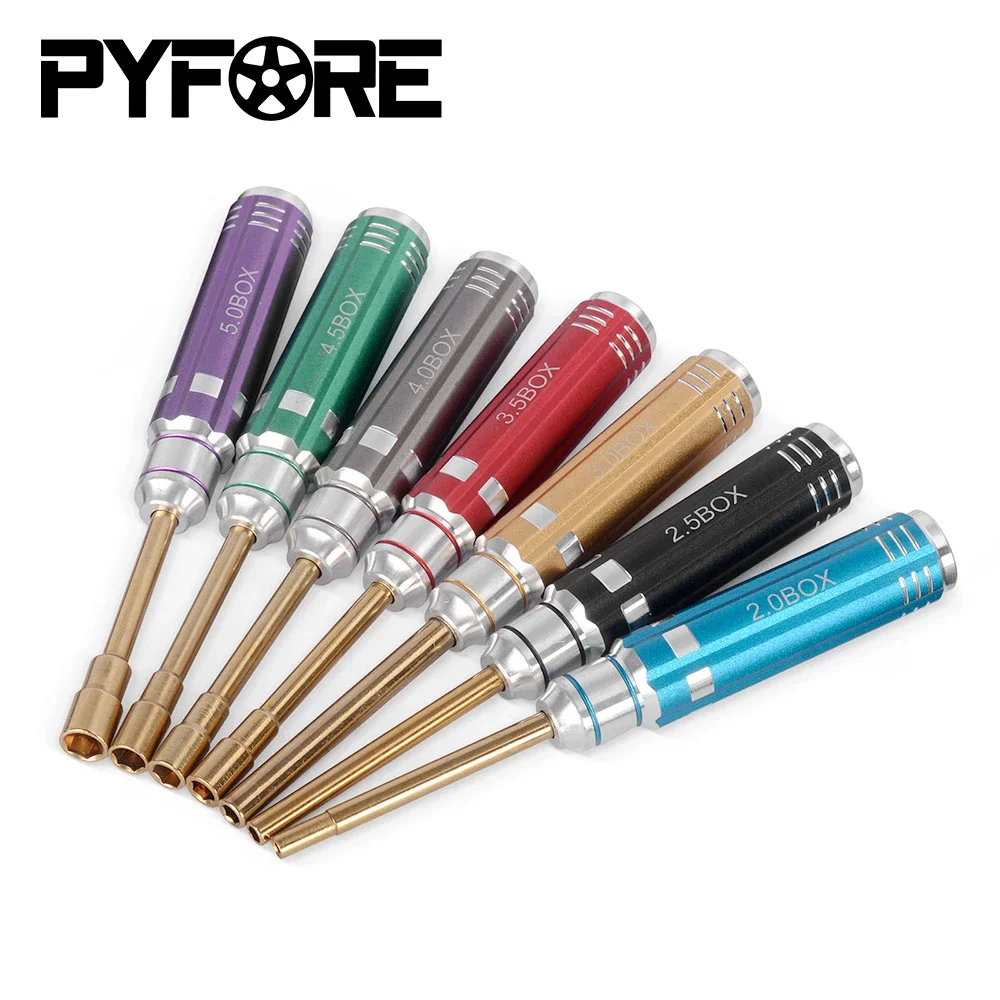 

PYFORE Hexagonal Wrench 2.0/2.5/3.0/3.5/4.0/4.5/5.0 BOX RC Model Car Crawler Buggy Truck Repair Tools