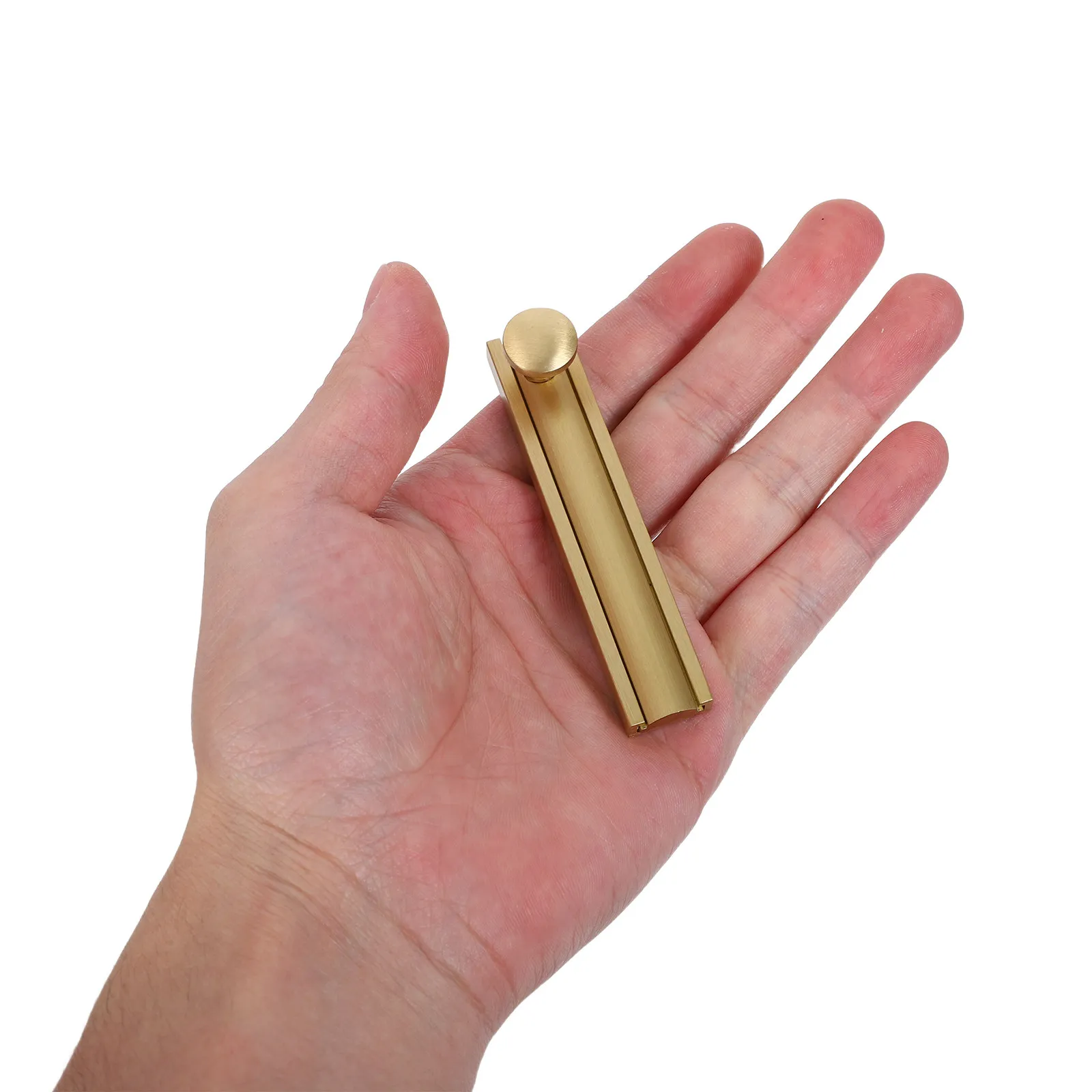 

Засов-защелка из цельной латуни для скрытого монтажа, усиленный, для спальни, для дверей-амбарных, бесшумный, современный, для повышенной безопасности