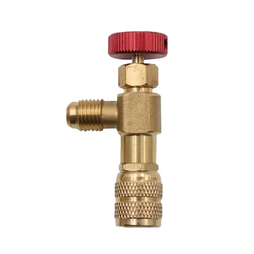 1Pcs Air Conditioning Refrigerant Safety Valve R410A R22 1/4 \