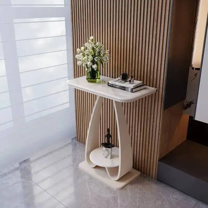Simple Elegant Nordic Console Table Modern Chic Luxury Trendy Hall Area Mesa Salon Living Room Furniture