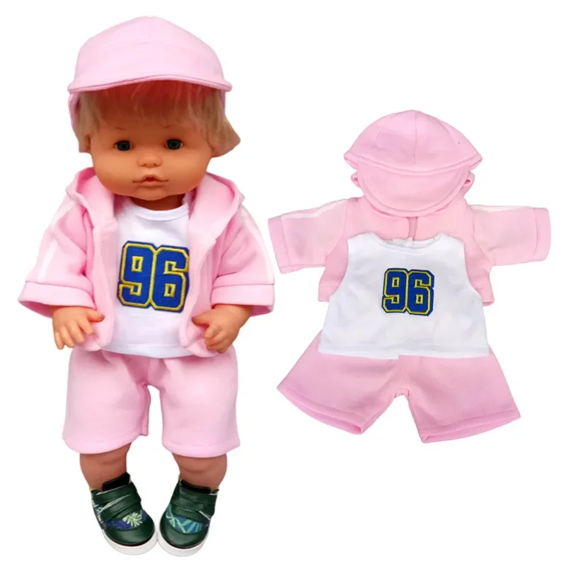 40cm baby doll winter coat for 16 inch Nenuco doll clothes suit Ropa Y Su Hermanita 38cm doll outwear accessories