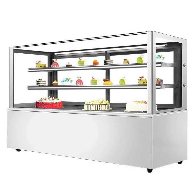 

Panoramic Infinity Cake Display Cabinet Fruit Pastry Cabinet Fresh-keeping Refrigerator Commercial Dessert Western Pastry