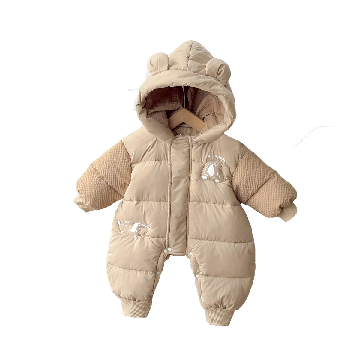 Bawełniany komplet zimowy dla niemowląt Thiened, koreańskie ubranka dla chłopców, idealne do przytulania, wysoce elastyczna czapka zimowa i...