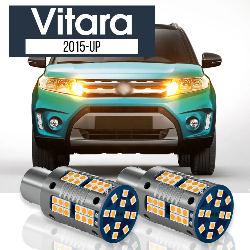

2pcs LED Turn Signal Light Lamp Blub Canbus Accessories For Suzuki Vitara 2015 2016 2017