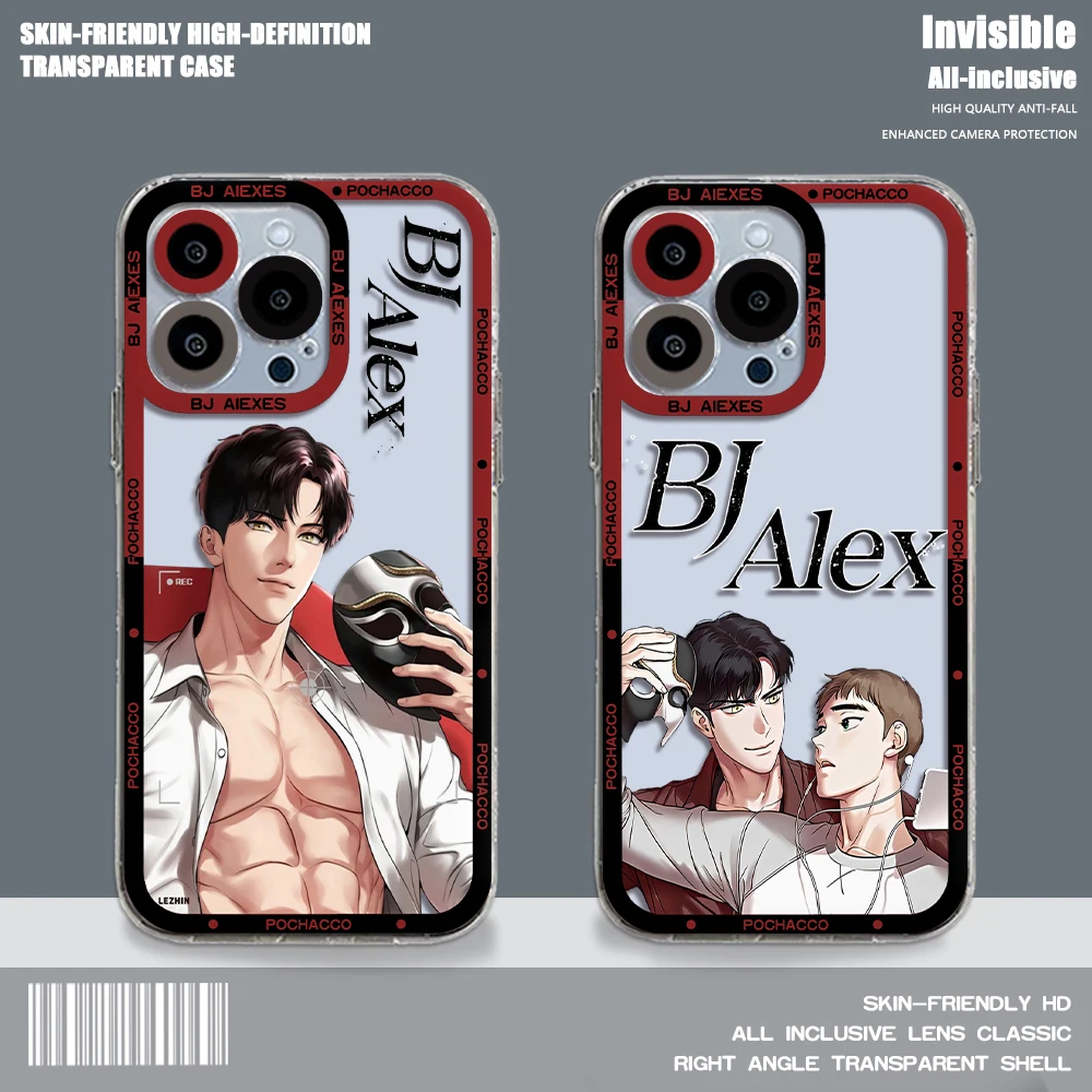 Hot Anime B-Bj Clear Case For Samsung A73 A72 A71 A53 A52 A51 A50 A42 A32 A30 A23 A22 A13 A12 A11 A35 A55 5G Soft Alexes Cover