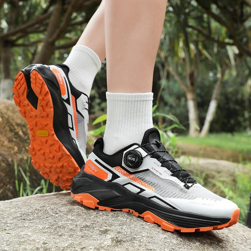 Men Casual Hiking Shoes Are Breathable Lightweight And Non Slip The Rotating Buckle Design Is Convenient To Wear And Match 39-46