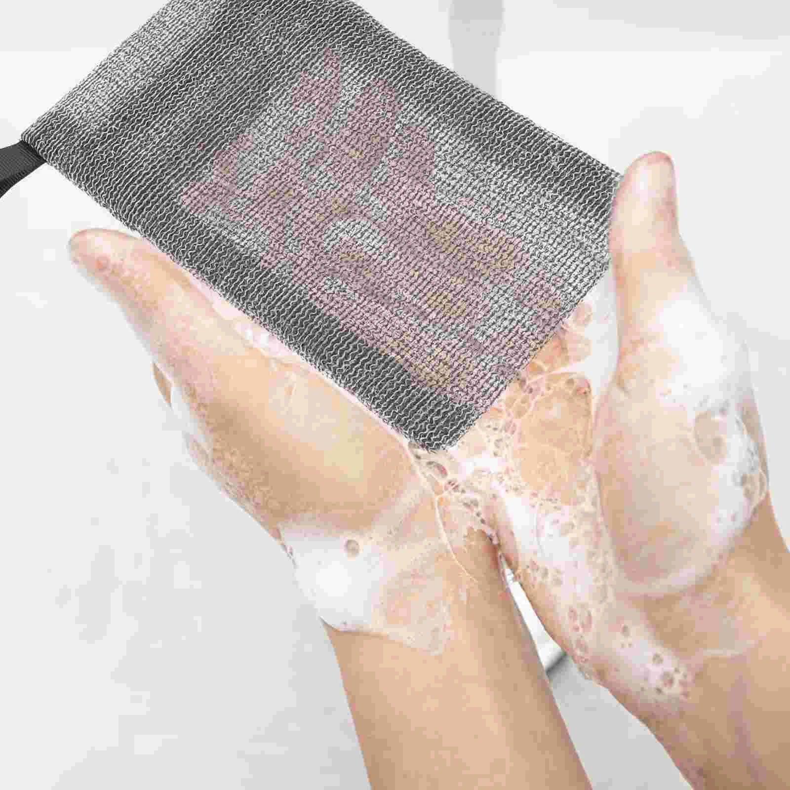 4 Stück Soap Bathing Savers Netztasche für Bars Nylonfaserbeutel