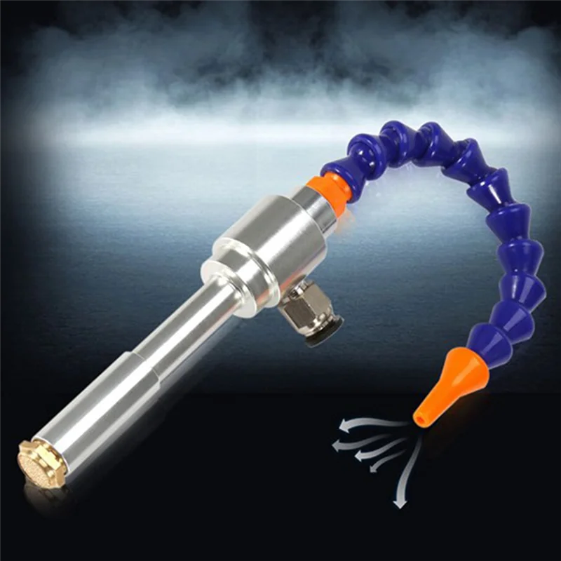 A08F-Small Vortex Tube Cooler SE-WLG08 Vortex Tube + Joint Universal Tube Mini Vortex Cold Air