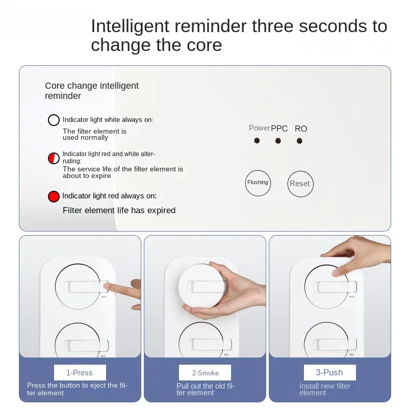 Purificateur d'eau à osmose inverse à double sortie, grand débit 800G, filtre à eau direct pour machine à boire, robinet de cuisine