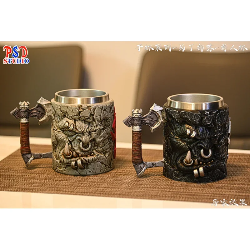 Gk Cheers Series Psd Warcraft Game Surrounding Tribes Orc Customized Cup Stone Edition Night Edition Cheers For Tribes