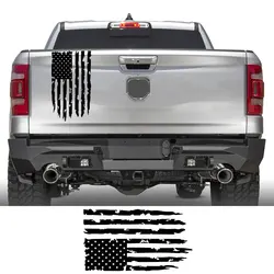 Car Sticker USA Flag For Toyota Hilux Tacoma Jeep Gladiator Isuzu Dmax Ford F150 Dodge RAM Tuning Motor Accessories Decor Decal