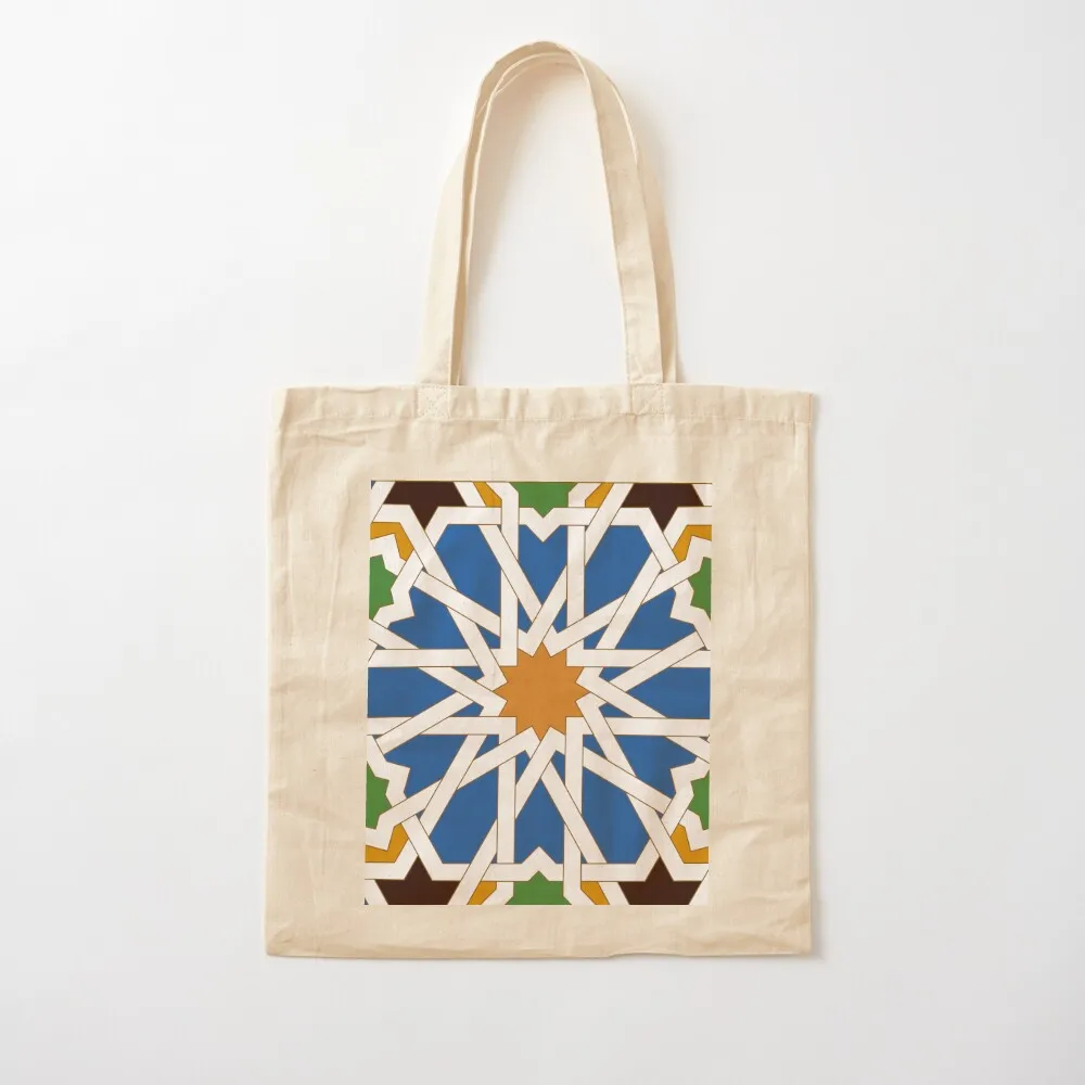 Andalusian Tiles 10 (Real Alcazar, Seville) Tote Bag Shopper handbag personalized tote Canvas Tote Bag