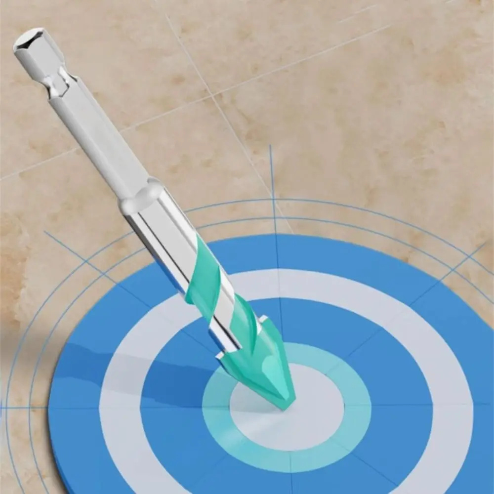 

Ultra-High Hardness Sawtooth Drill Bit Four-Edged Hexagonal Shank Eccentric Drill Bit 6mm to 12mm Sizes Serrated Skewed Head