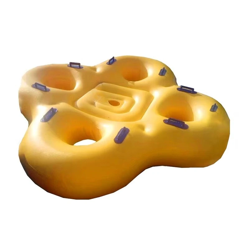 Inflatable water raft swimming pool tube slide water park slide tube
