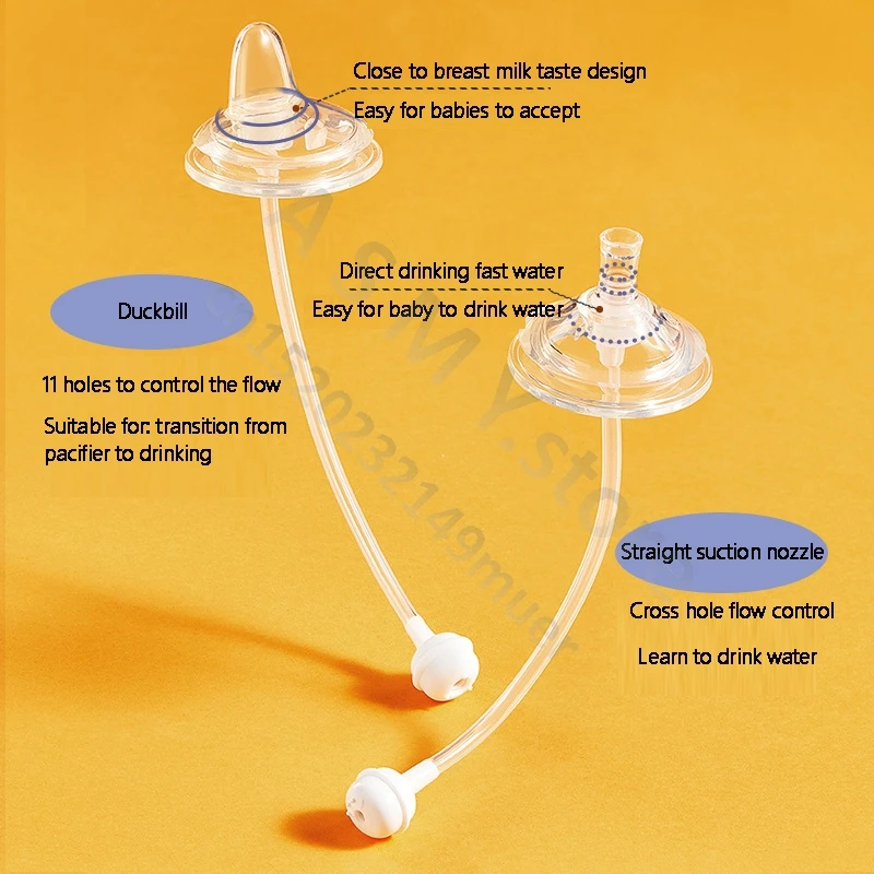 ANPEI suitable for Avent wide-bore bottle handle / teat / bottle base / screw teeth - dust cap / bottle accessories