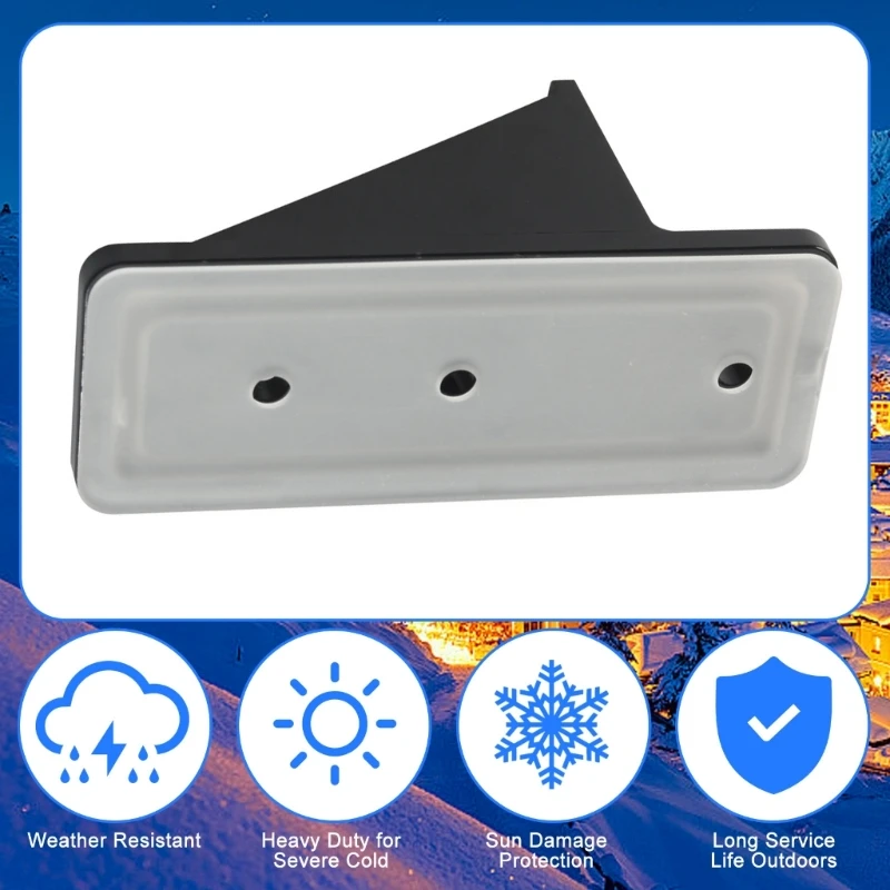 Gutter Snow Guard For Metal Roofs With Leak Proof Gasket And Screws 10Pieces/Set