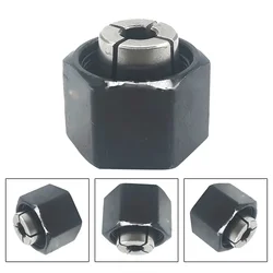 1PC 6.35MM Router Collet For DW6214 DW621 DW625 DW616 DW618 DW621K Router Balck Steel Power Tools Parts Accessories