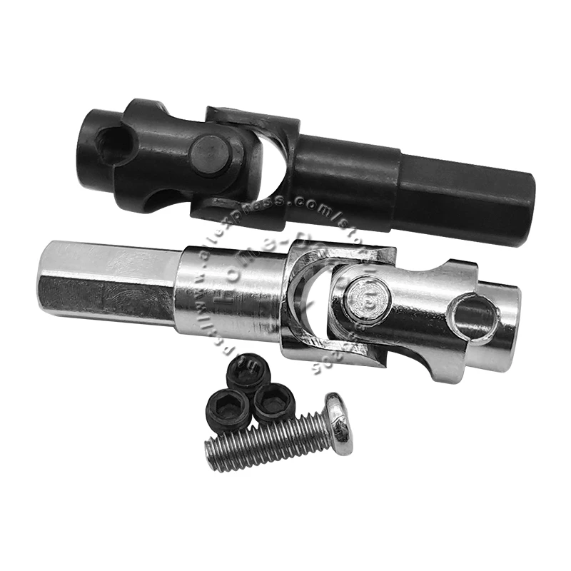 1pcs 3mm-M2 Metal Front Axle Steering Universal Joint Coupling Boat Car Model Shaft Coupler Motor Connector