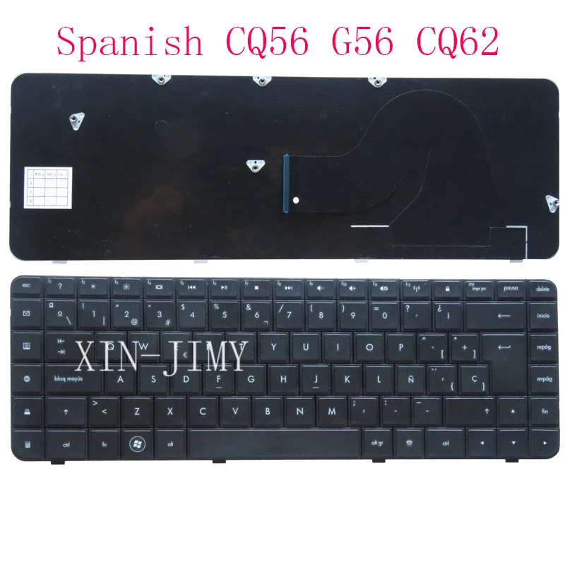 KBHUB Spanish Russian Keyboard For Compaq Presario 56 62 CQ56 G56 CQ62 G62 AEAX6U00210 9Z.N4SSQ.001 AEAX6U00110