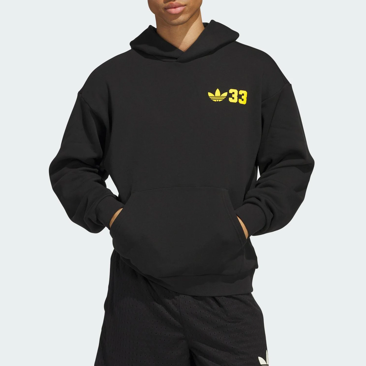 

Мужская спортивная толстовка с капюшоном Adidas Originals JD5193 Trefoil Knit для занятий спортом на открытом воздухе