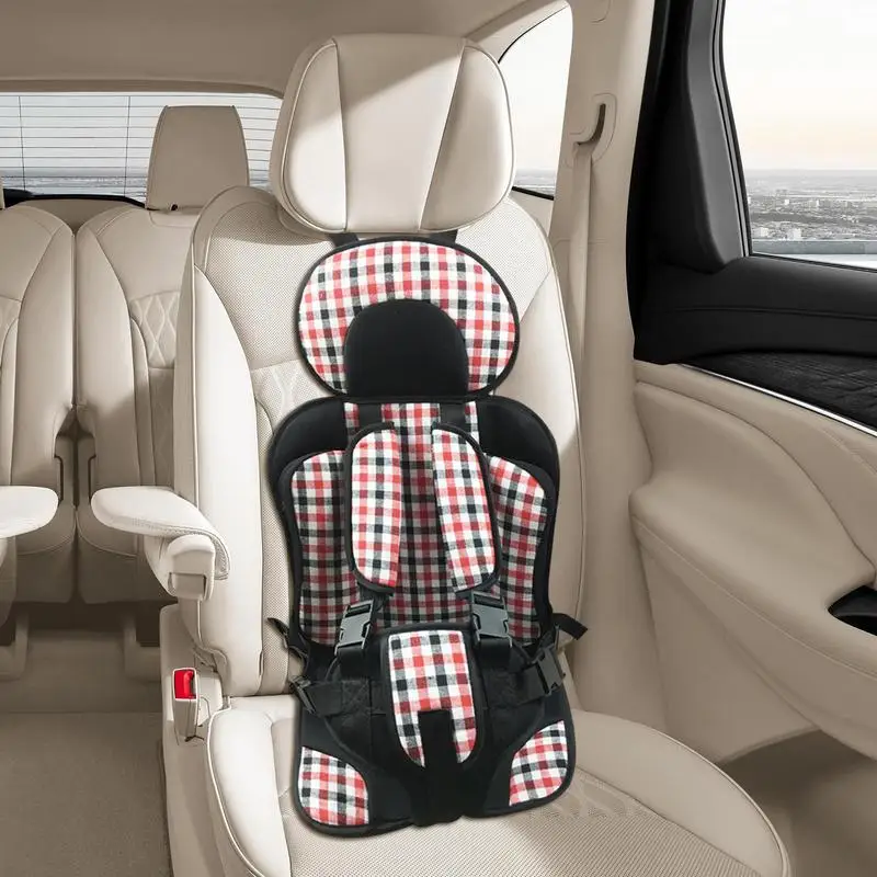 เด็ก Booster Seat สําหรับรถยนต์เบาะรองนั่งอัตโนมัติพร้อมสายรัดปรับรถกอล์ฟที่นั่งเด็กรถที่นั่งสําหรับเดินทางเด็ก