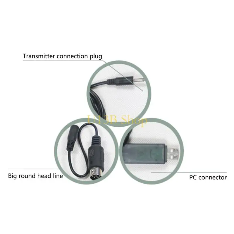 U13B SM100 USB Cable simuladores helicópteros control remoto para i10 i6x CT6B TH9X
