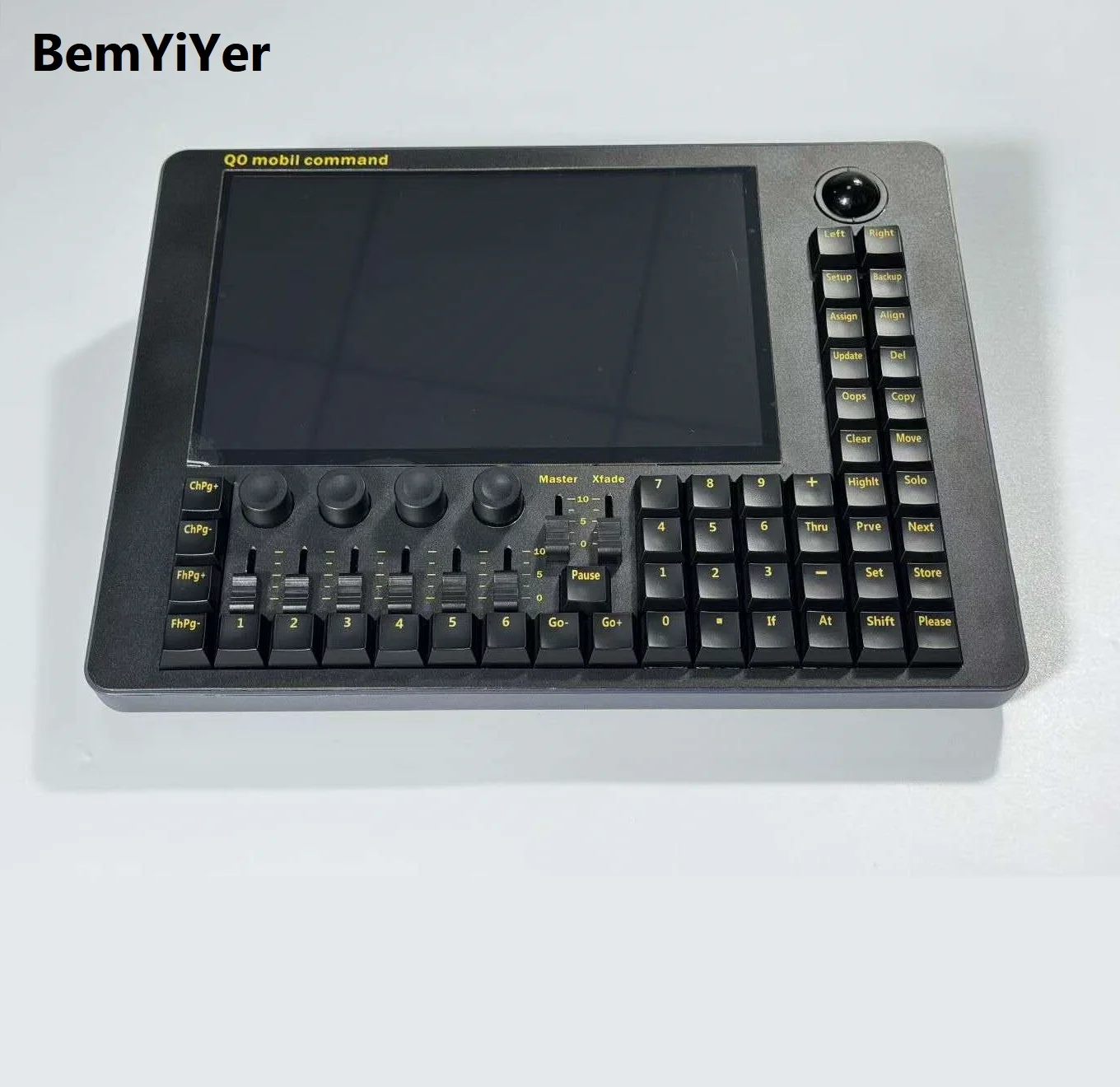 

BemYiYer Q0 mobile Command Wing DMX Консоль Батарея Дорожная сумка Контроллер сценического освещения для DJ-вечеринок сценическое освещение