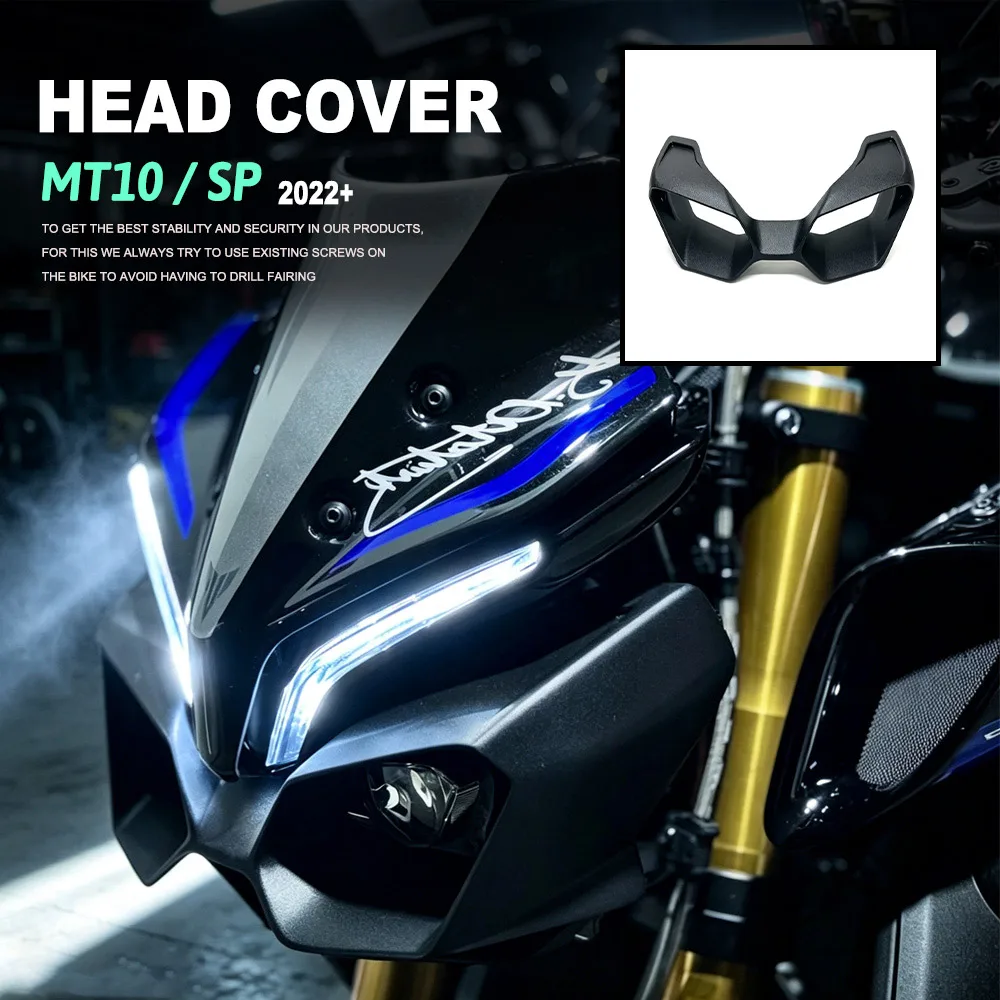 For Yamaha MT-10 MT10 SP 2022-2026 New Accessories Headlight Lamp Cowl Head Cover Plate Inner Front Fairing Cove
