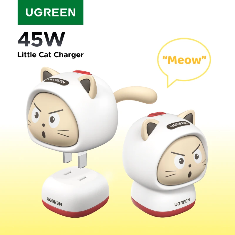 45W GaN USB C PD3.0 Charger for iPhone Samsung
